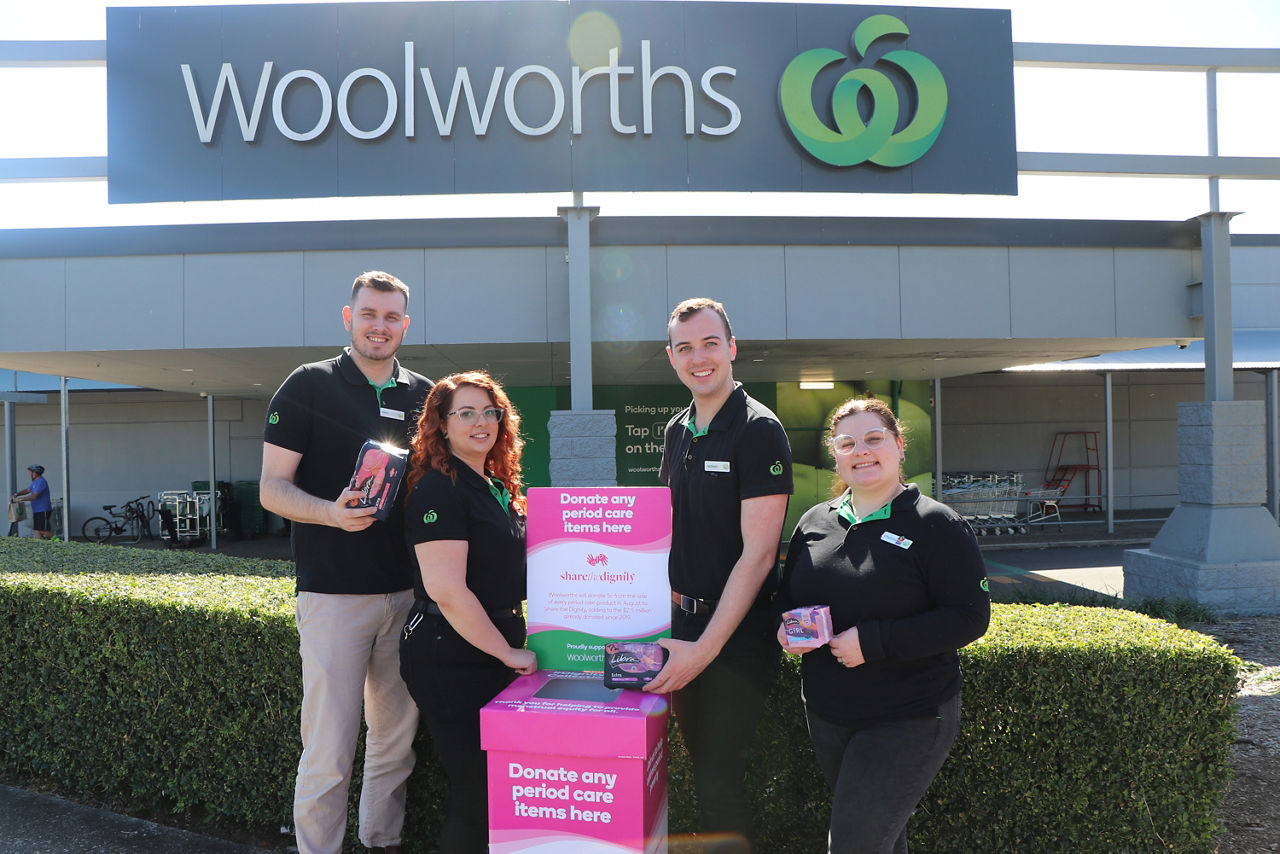 Woolworths gets behind Share the Dignity’s August drive to help provide